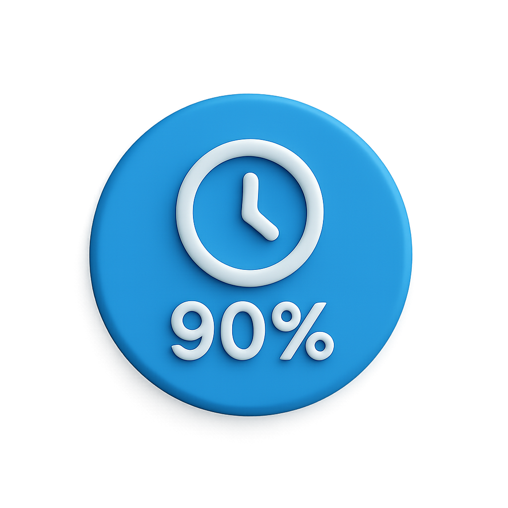 Save 90% of Research Time